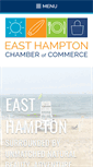 Mobile Screenshot of easthamptonchamber.com